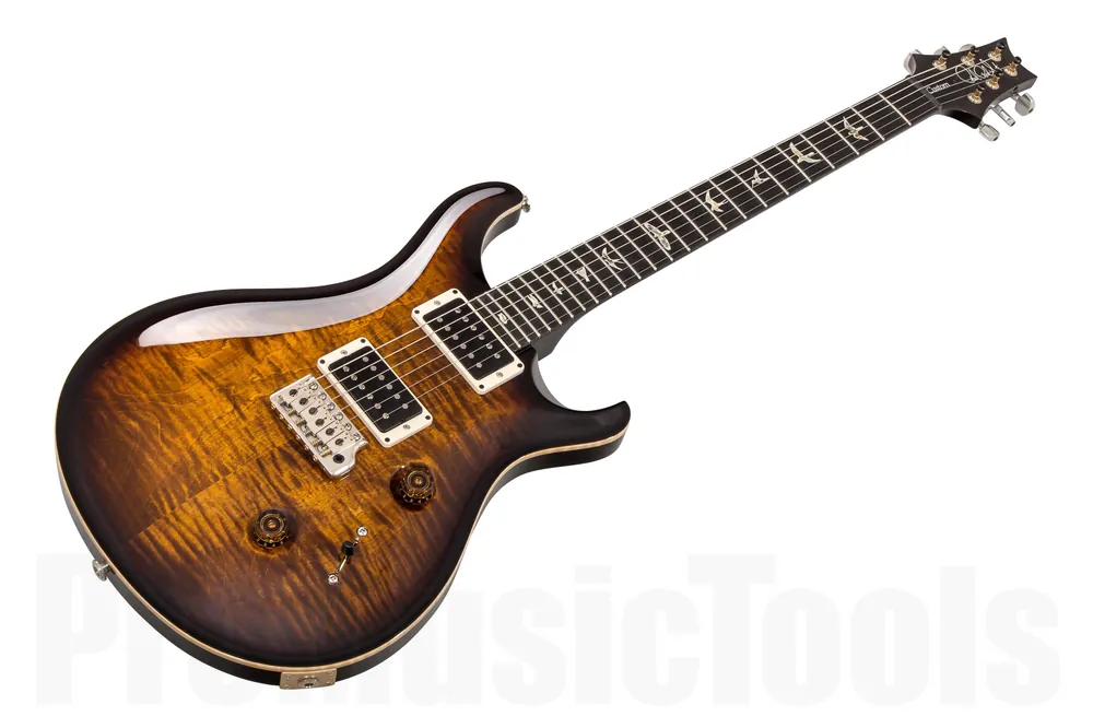 PRS USA Custom 24 KG - Black Gold Burst - Ebony FB Usine Directe