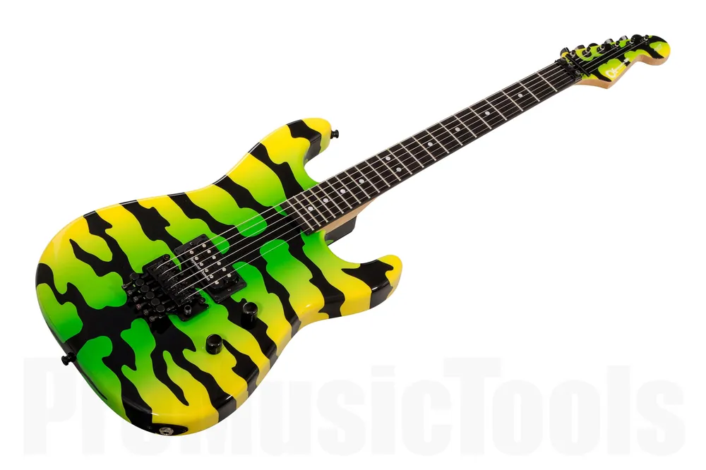 Charvel USA Custom Shop Strat FR - Bengal Green MH Offre Spéciale
