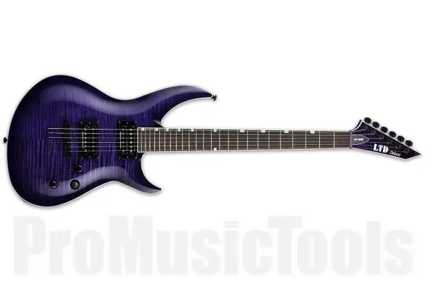 Haute Qualité ESP Ltd H3-1000 FM STPSB - See Thru Purple Sunburst - b-stock