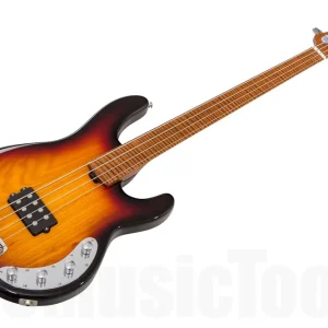 Achetez Aujourd'hui Music Man USA Stingray 4 Fretless BFR Vintage Sierra Burst - Limited Edition