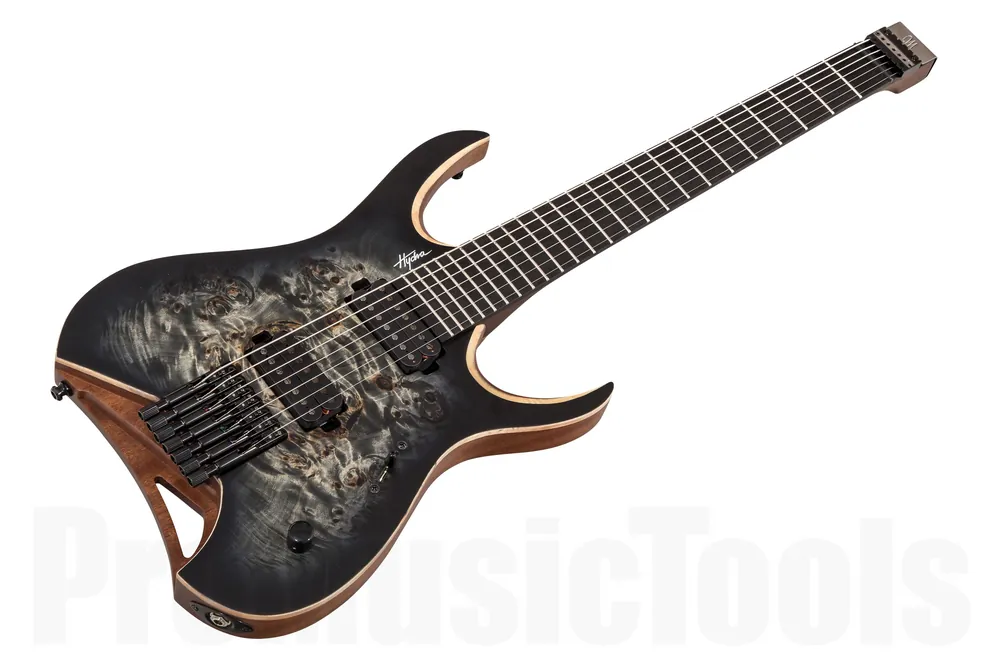 Prix Réduit Mayones Hydra 7 Elite Headless - Trans Graphite Burst Satin