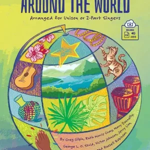 Expédié Aujourd'hui Alfred Publishing Folk Songs Around the World - Classroom, Unison/2pt Singers - Book/Media Online