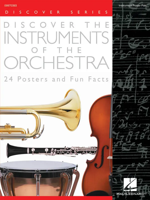 Prix Réduit Hal Leonard Discover the Instruments of the Orchestra (24 Posters) - Poster Pak