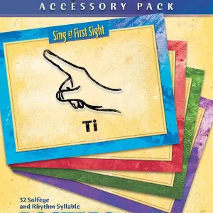 Réduction Alfred Publishing Sing at First Sight Accessory Pack 32 Solfege and Rhythm Syllable Posters - Classroom Poster Set