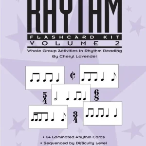 Hal Leonard Rhythm Flashcard Kit, Volume 2 Expédié Aujourd'hui