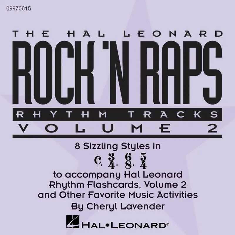 Top Vente Hal Leonard Rock ‘n Raps Rhythm Tracks, Volume 2 - Lavender - CD