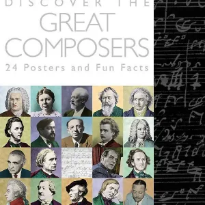 Dernière Chance Hal Leonard Discover the Great Composers (Set of 24 Posters) - Poster Pak