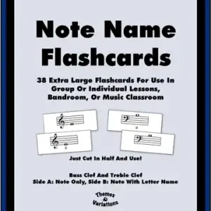 Themes & Variations Note Name Flashcards - Gagne Marque