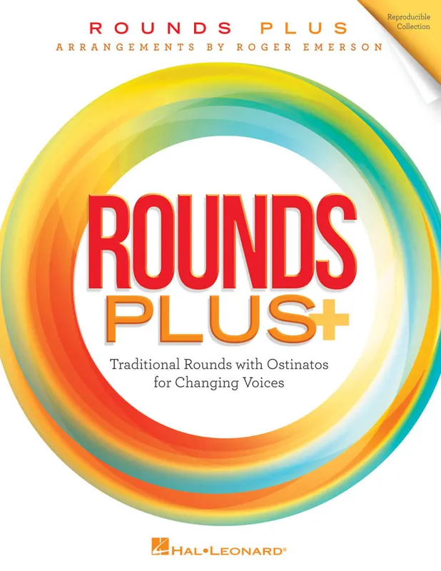 Quantité Limitée Hal Leonard Rounds Plus Traditional Rounds with Ostinatos for Changing Voices - Emerson - Book