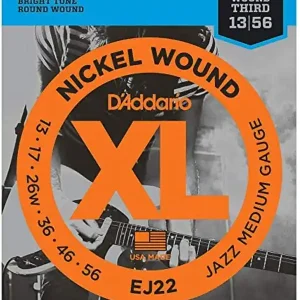 Retour Gratuit D‘ADDARIO EJ22 NICKEL WOUND JAZZ MEDIUM