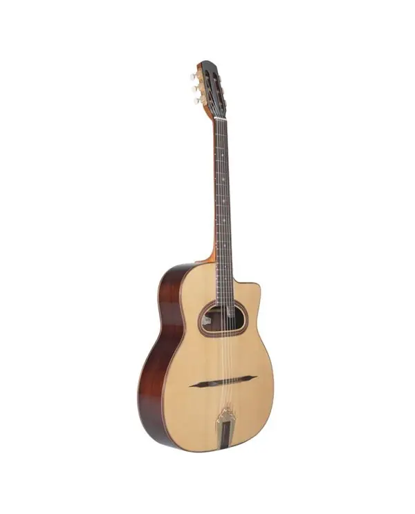 ALTAMIRA M01D GUITARE MANOUCHE "GRANDE BOUCHE" - Livré en étui Solde