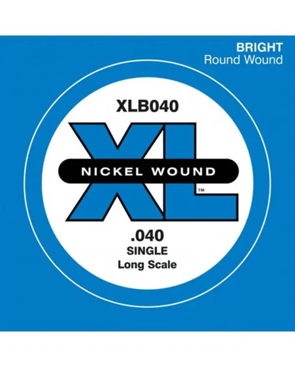 D‘ADDARIO XLB040 CORDE BASSE FILET EN NICKEL CORDE LONGUE .040 Achetez Aujourd'hui