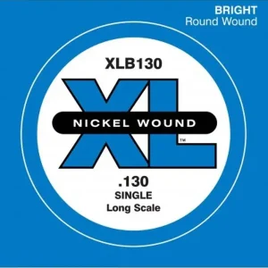 Marque D‘ADDARIO XLB130 CORDE BASSE FILET EN NICKEL CORDE LONGUE .130
