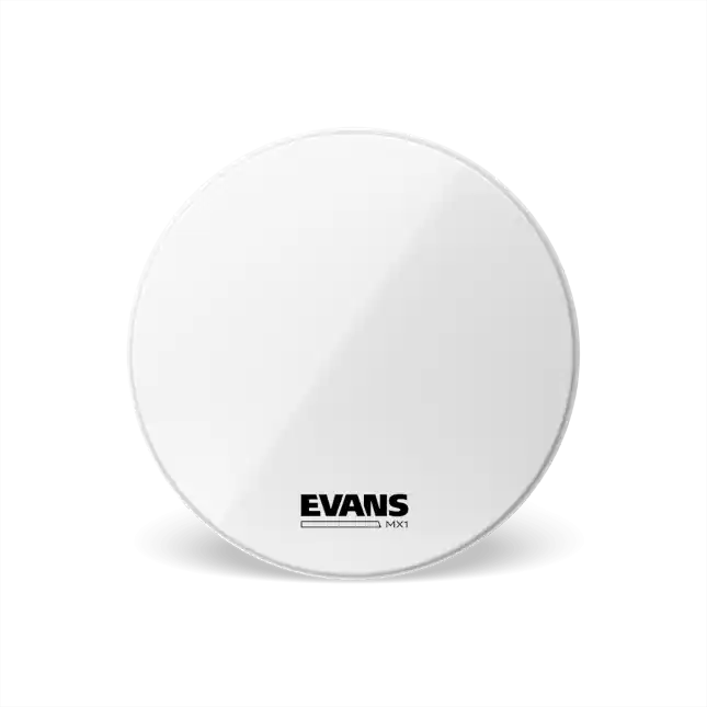 Evans Peau de grosse caisse de fanfare blanche MX1, 26 pouces Authentique