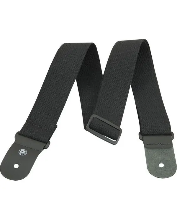 D‘ADDARIO 50CT00 COURROIE GUITARE EN COTON - NOIR Quantité Limitée