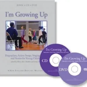 New England Dancing Masters I‘m Growing Up - Fingerplays, Action Songs, Singing Games and Stories for Young Children - Davis/Brass/Amidon - Book/CD/DVD Pas Cher