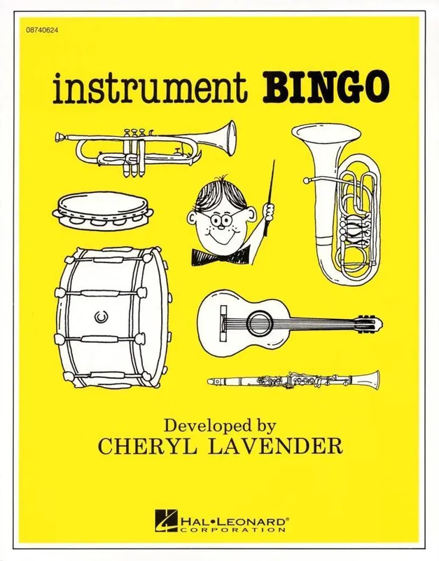 Pas Cher Hal Leonard Instrument Bingo - Lavender - Game