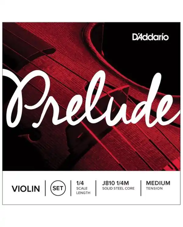 D‘ADDARIO J810 1/4M JEU DE CORDES DE VIOLON 1/4 - Medium Dernier Modèle