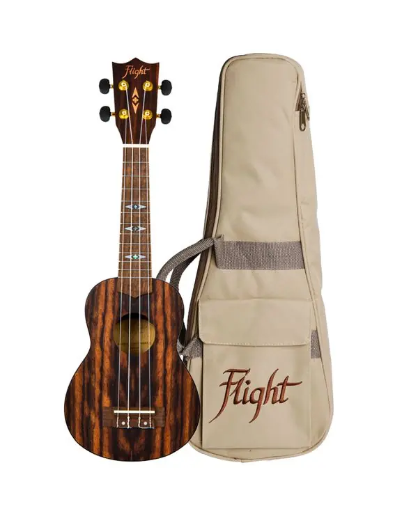 Satisfait Ou Remboursé FLIGHT DUS460 UKULELE SOPRANO AMARA + Housse