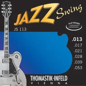 THOMASTIK JS113 "JAZZ SWING" JEU DE CORDES FILET PLAT .013/.053 BLEU Offre Exclusive