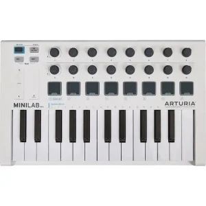 ARTURIA MINILAB MK3 WH CLAVIER MAITRE USB 25 TOUCHES BLANC Bon Plan