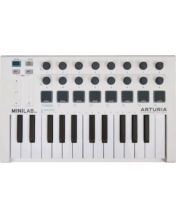 ARTURIA MINILAB MK3 WH CLAVIER MAITRE USB 25 TOUCHES BLANC Bon Plan