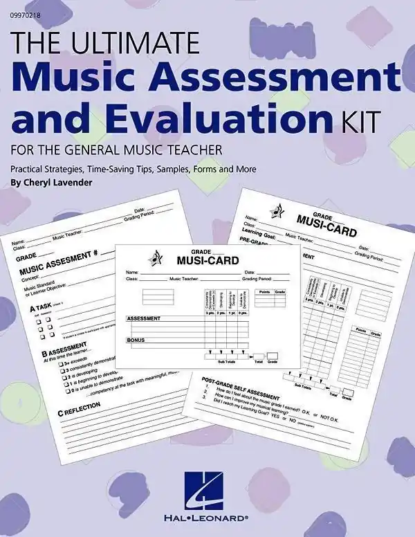 Hal Leonard The Ultimate Music Assessment and Evaluation Kit - Lavender - Teacher‘s Handbook Dernier Modèle