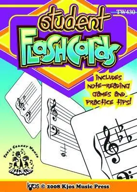 Usine Directe Kjos Music TCW Student Flashcards Notes & Key Signatures
