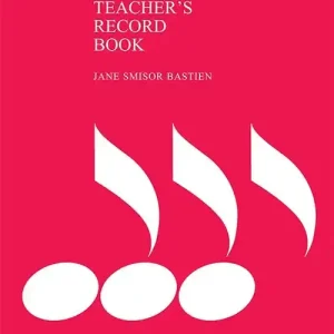 Dernière Chance Kjos Music Music Teachers Record Book - Bastien - Book
