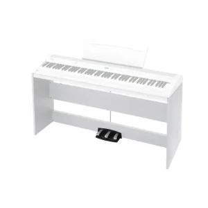DYNATONE DS-1WH SUPPORT AVEC ENSEMBLE 3 PEDALES BLANC Meilleur Prix
