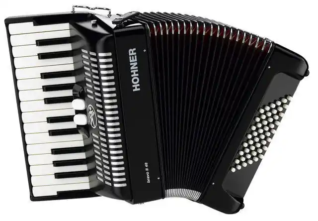 Hohner Piano Accordion - Black Dernière Chance