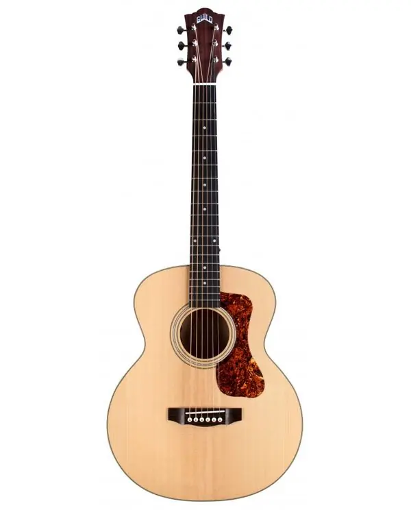 GUILD JUMBO JUNIOR FLAME MAPLE "WESTERLY" GUITARE FOLK ELECTRO Haute Qualité