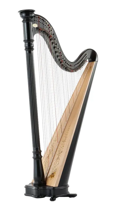 Lyon & Healy Prelude 40 String Lever Harp - Ebony Bon Plan