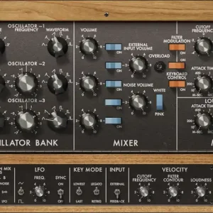 Universal Audio Moog Minimoog - Download Jusqu'à Épuisement Des Stocks