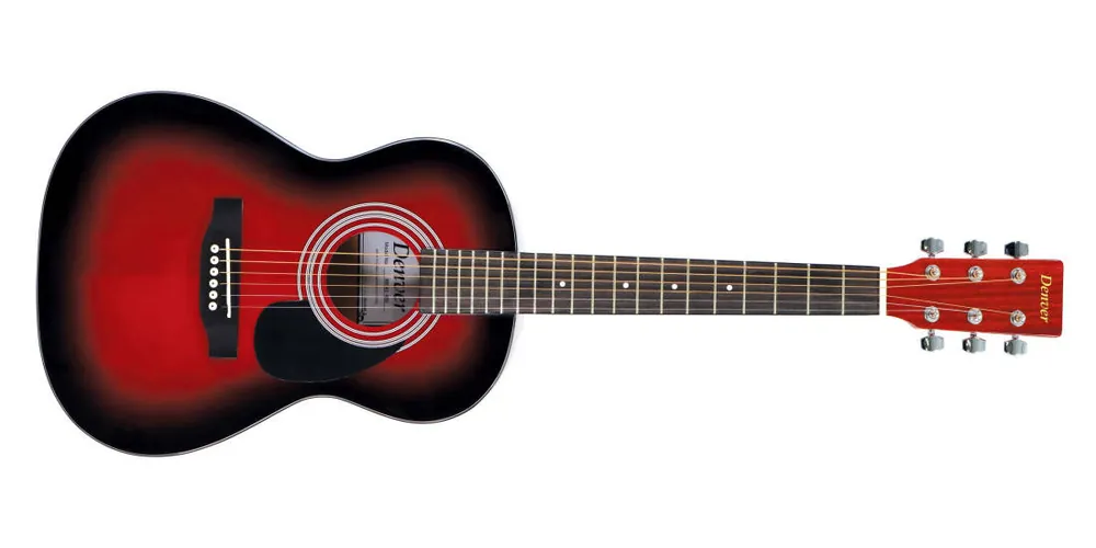 Vente Directe Denver Acoustic Guitar - 3/4 Size - Red