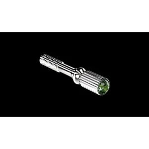 JLV VIS DE SERRAGE PLAQUEE ARGENT STRASS EMERAUDE Commande En Gros