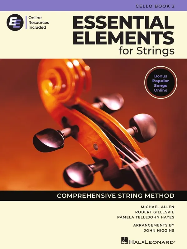 Hal Leonard Essential Elements for Strings, Book 2 with EEi (2025) - Cello - Book/Media Online Soldes