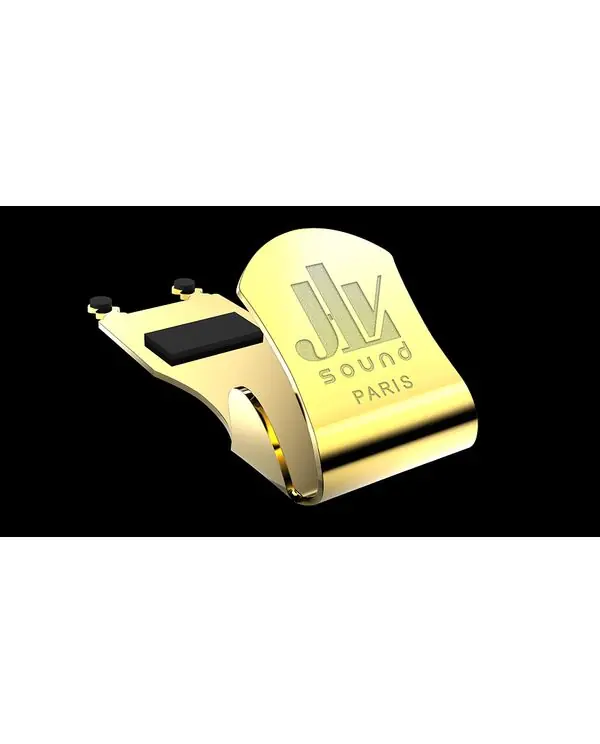 Prix Cassé JLV COUVRE-BEC PLAQUEE OR 24k SAXOPHONE ALTO BEC EBONITE