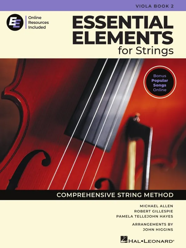 Usine Directe Hal Leonard Essential Elements for Strings, Book 2 with EEi (2025) - Viola - Book/Media Online