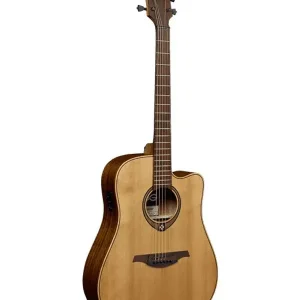 Top Vente LAG T170DCE "TRAMONTANE" GUITARE FOLK ELECTRO DREADNOUGHT NAT.