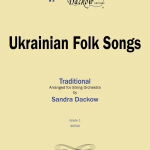 Achat Immédiat Tempo Press Ukrainian Folk Songs - Traditional/Dackow - String Orchestra - Gr. 1