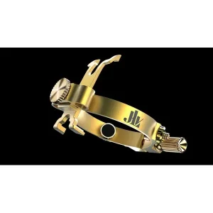 Nouveauté JLV LIGATURE SAXOPHONE ALTO LAITON BROSSE POUR BEC METAL