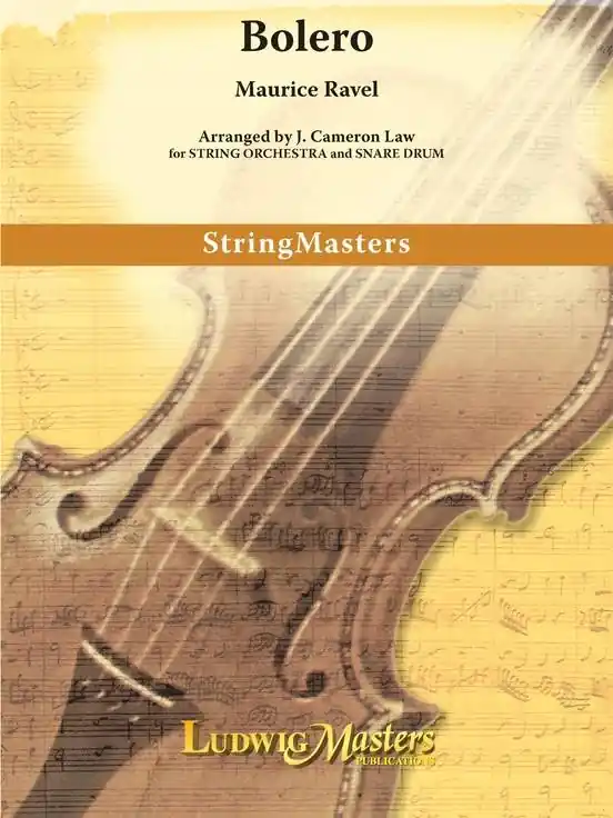 LudwigMasters Publications Bolero for Strings - Ravel/Law - String Orchestra - Gr. 4.5 Vente Directe