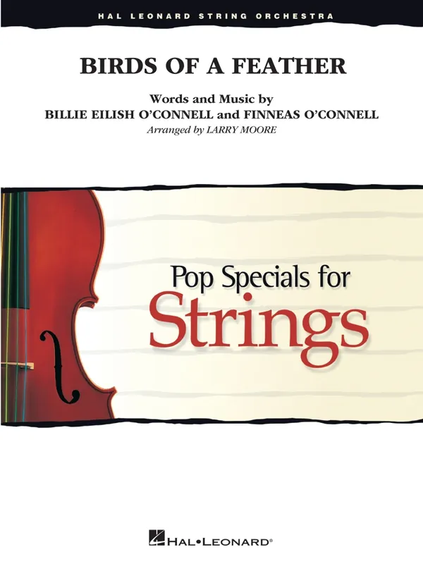 Hal Leonard Birds of a Feather - Eilish - String Orchestra - Gr. 3-4 Vente Directe