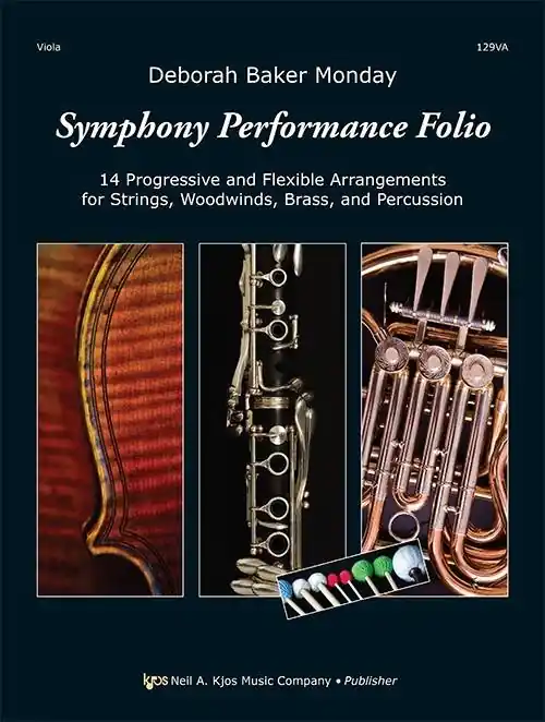 Livraison Express Kjos Music Symphony Performance Folio - Monday - Viola - Book
