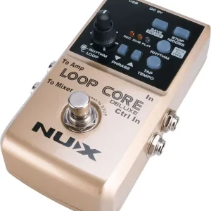 NUX LOOPCORE-DELUXE PEDALE LOOPER, BOITE A RYTHMES & PEDALIER 2 VOIES Bon Plan