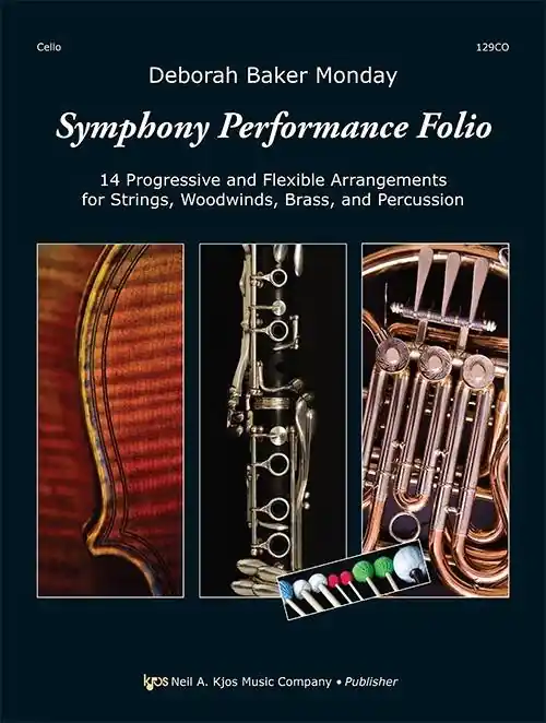 Bon Plan Kjos Music Symphony Performance Folio - Monday - Cello - Book