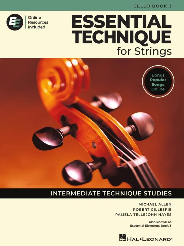 Hal Leonard Essential Elements for Strings, Book 3 with EEi (2025) - Cello - Book/Media Online Affaire À Saisir