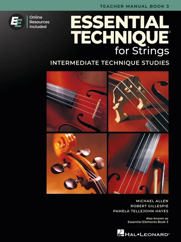 Hal Leonard Essential Elements for Strings, Book 3 with EEi (2025) - Teacher Manual - Book/Media Online Super Prix