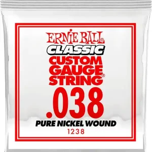 Paiement Sécurisé ERNIE BALL CLASSIC 1238 CORDE GUITARE ELEC FILE NICKEL 038
